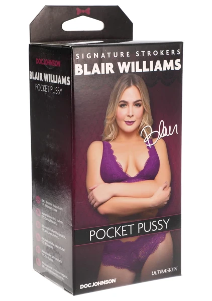 Signature Strokers Blair Williams Ultraskyn Pocket Pussy