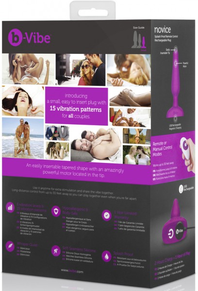 Novice Vibrating Butt Plug