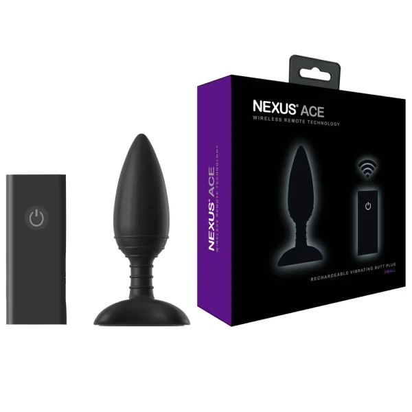 Nexus Ace Rechargeable Vibrating Butt Plug Small