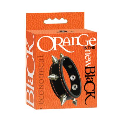 The 9 s Orange Is The New Black Spiked Ring Black Spiked Cock Ring