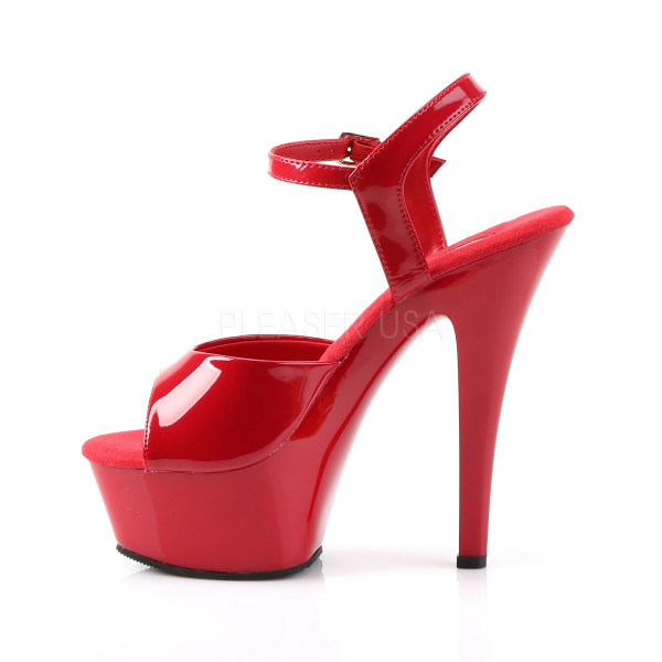 JULIET-209 - 6" Spike Heel Platform Sandal W/Ankle Strap