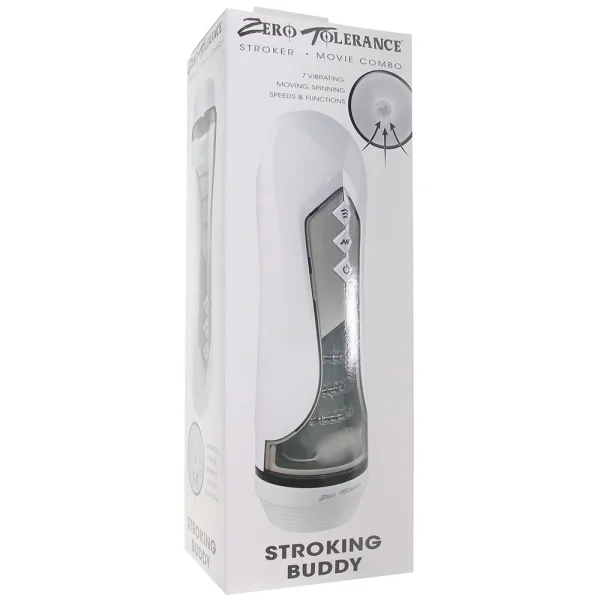 Zero Tolerance Stroking Buddy Rechargeable Thrusting Penis Masturbator