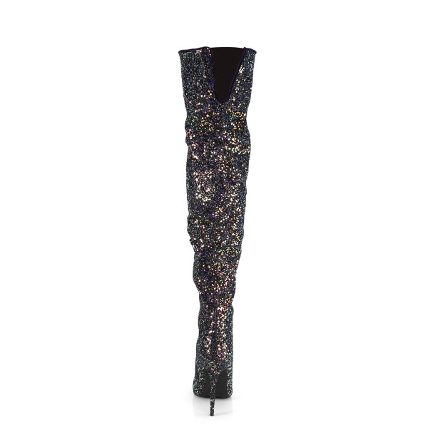 5 inches Glitter Thigh High Boot, 1/3 Side Zip — image 4 of 4