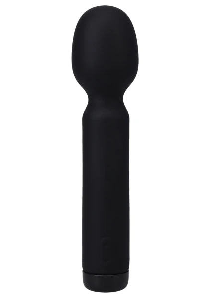 In A Bag Silicone Rechargeable Wand Massager By Doc Johnson - Black