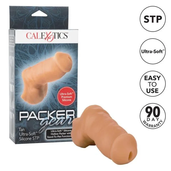 Packer Gear Ultra Soft Beige Stand To Pee Hollow Packer — image 11 of 16