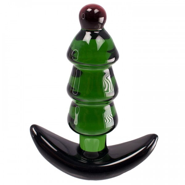 Glacier Glass Christmas Tree Butt Plug – 4.5 Inch