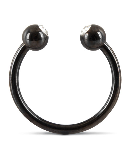 Rebel Glans Ring with Diamonds
