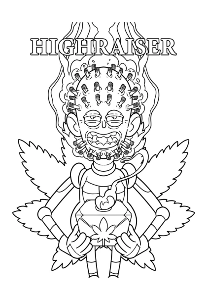 Killer Buds Coloring Book — image 5 of 6