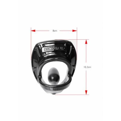 Armour Tug Lock Small Plug Black Cock Ring Shop