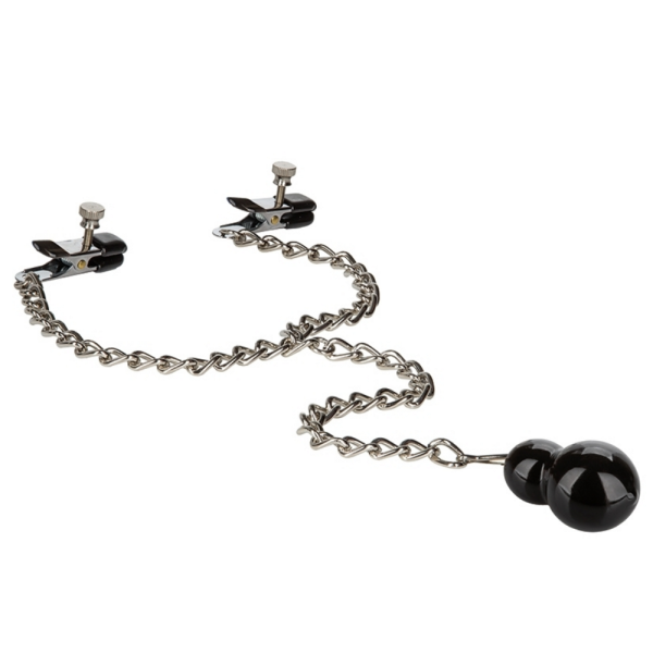 CalExotics Nipple Play Weighted Dual Tier Nipple Clamps