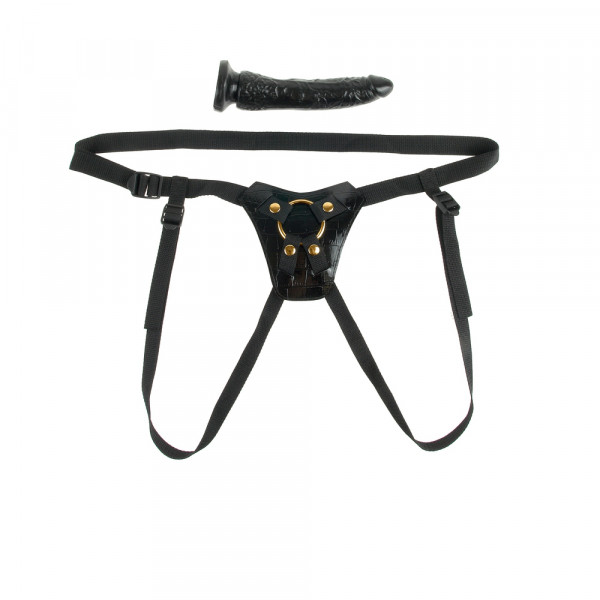 Fetish Fantasy Gold Designer Strap-On Black