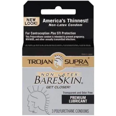 Trojan Supra Bareskin Polyurethane 3 Pack