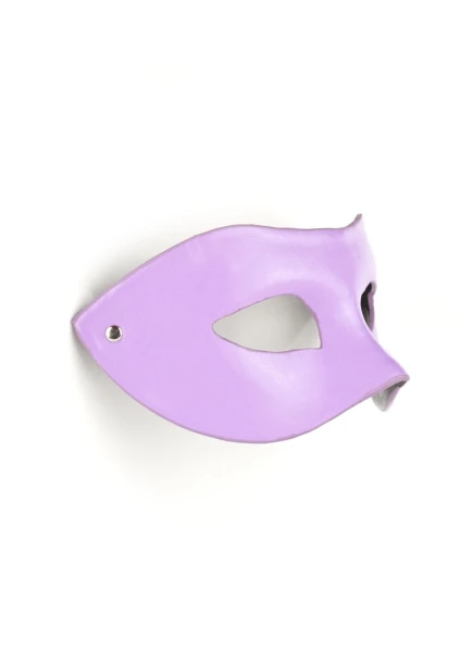 Eye Mask Pvc Imitation Leather - Purple -
