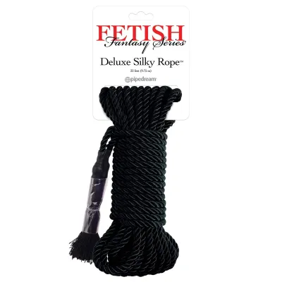 Fetish Fantasy Series Deluxe Silky Rope Black