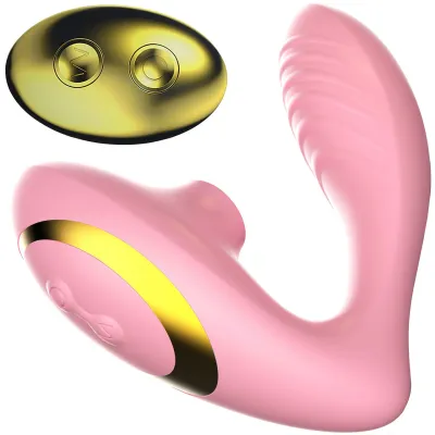 Tracy s Dog OG PRO 2 Clitoral Sucking Vibrator With Pleasure Air G Spot Vibration Remote Light Pink