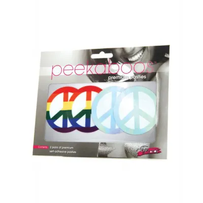 Peekaboos Pride Peace Sign Pack Of 2