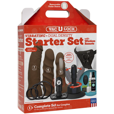 Vibrating Remote Strap On Set