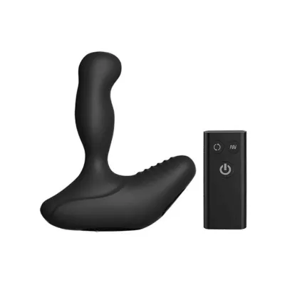 Revo Stealth Waterproof Remote Control Rotating Prostate Massager Black