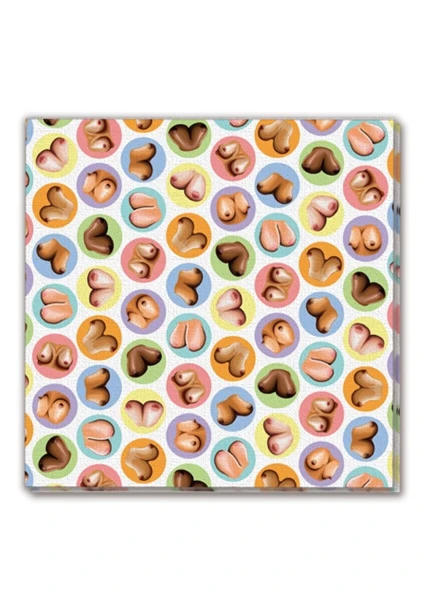 Mini Boob Napkins - 8 Pack