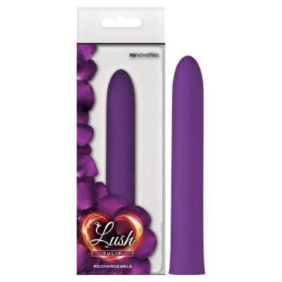 Lush Tulip Purple 14 cm 5 5 USB Rechargeable Vibrator