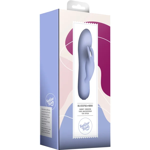 Sugar Boo Blissful Boo Silicone 10 Function Waterproof Rabbit Style Vibrator