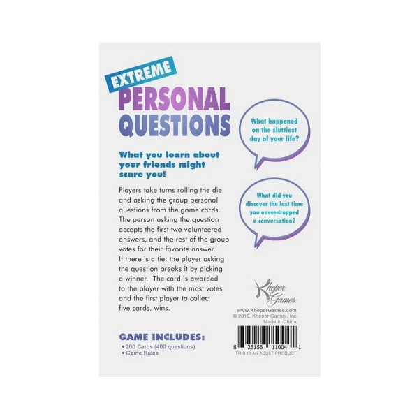 Extreme Personal Questions