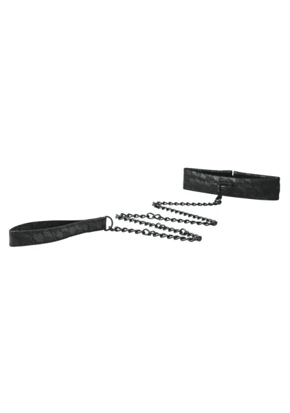 Midnight Lace Collar and Leash by Sportsheets