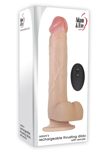 Adam's 9.5 Inch Thrusting Dildo with Remote