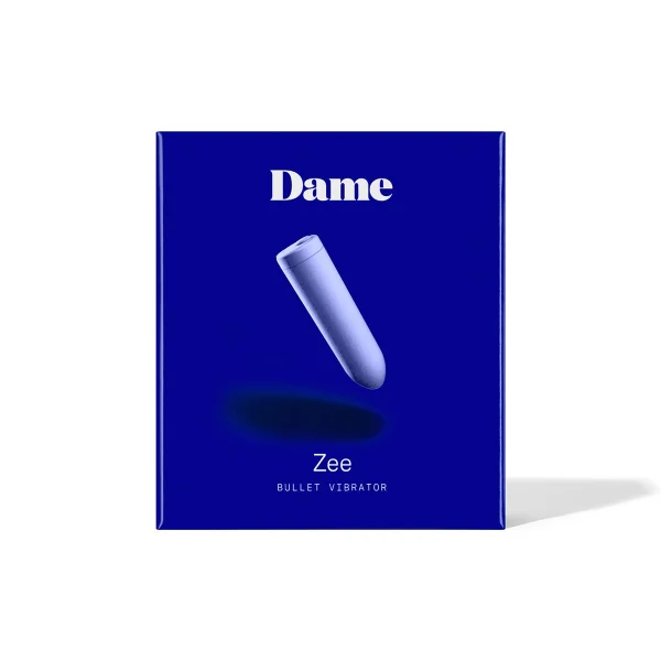 ZEE Rechargeable Bullet Vibrator by Dame - Periwinkle