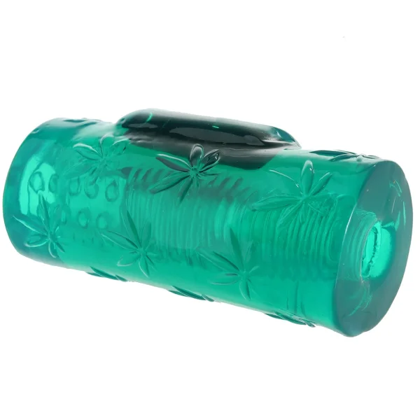 Green 'Blaze' Cannabis Male Masturbator with Rechargeable Bullet — image 10 of 11