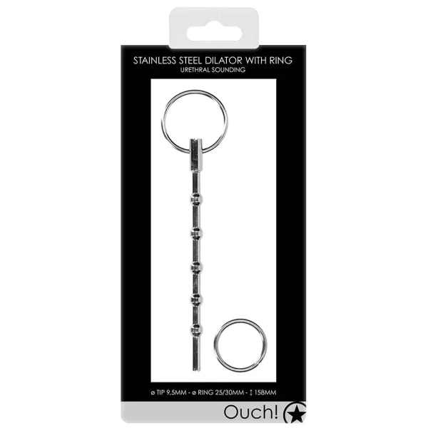 Ouch Stainless Steel Dilator With Ring