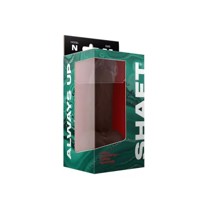 Shaft Model N 7 5 Inch Liquid Silicone Dong With Balls Mahogany