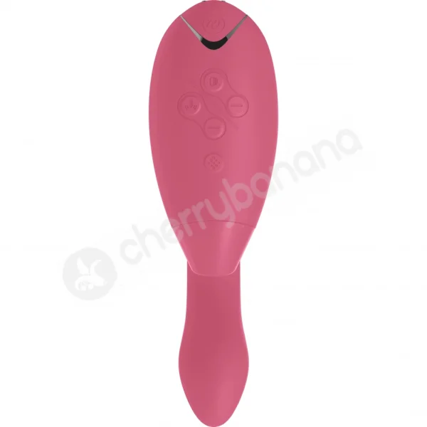 Womanizer Duo Raspberry G-Spot & Clitoral Suction Stimulator
