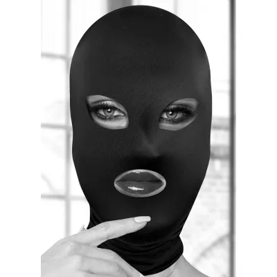 Subversion Mask With Open Mouth and Eye Black