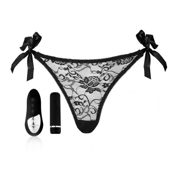 NU Sensuelle Rechargeable Pleasure Lace-Up Panty Vibrator