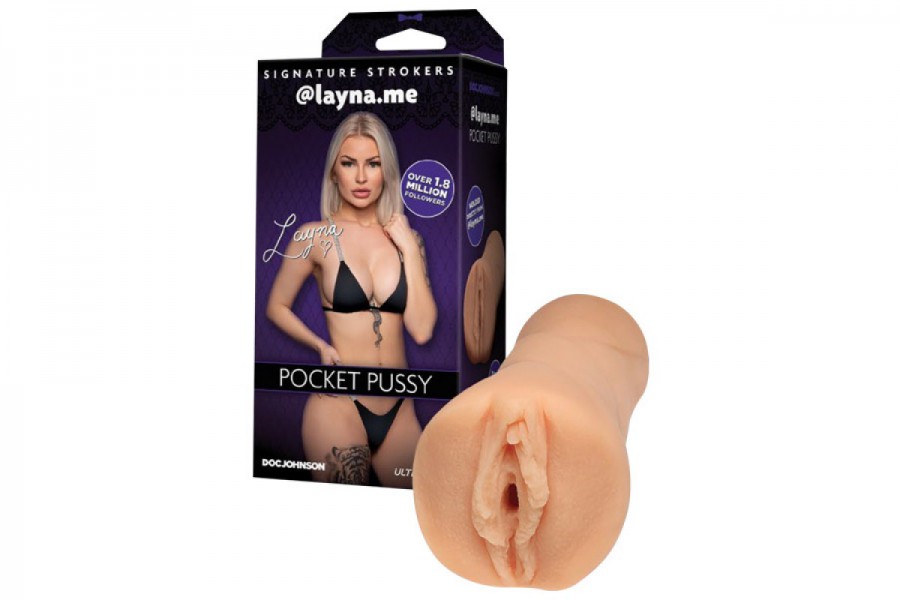 Signature Strokers Girls Of Social Media Layna.Me ULTRASKYN Pocket Pussy