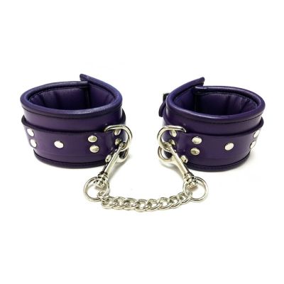 Rouge Purple Padded Ankle Cuffs