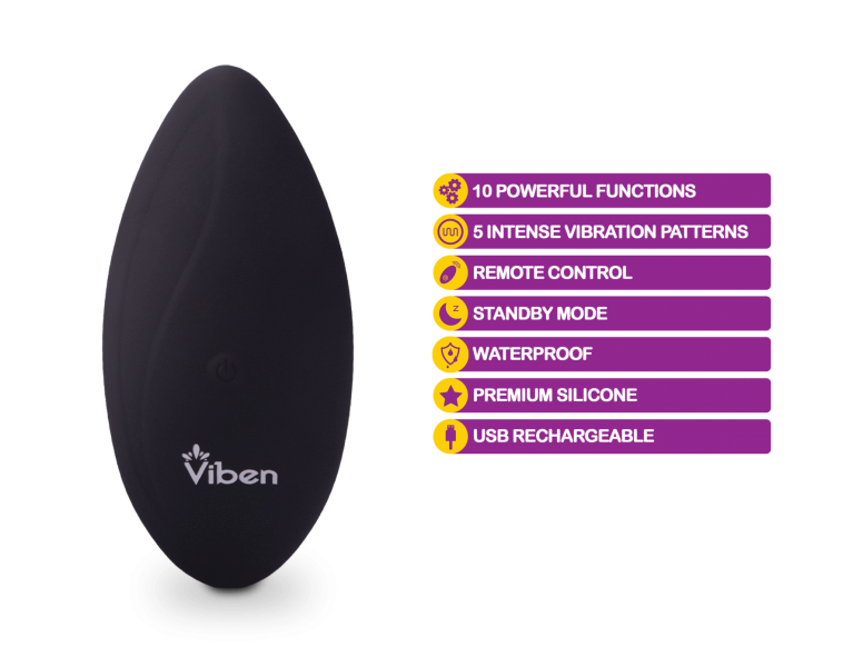 Viben Racy Wearable Clitoral Vibrator with Remote Control