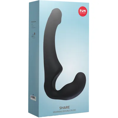 Share Double Dildo black by Fun Factory