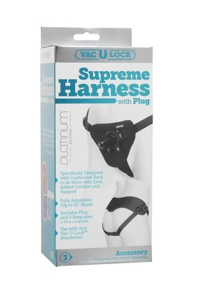 Vac-U-Lock Platinum Edition Supreme Harness - Black
