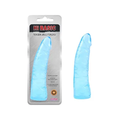 Teaser Jelly Dildo 7 3 Inch Blue 7 3 Inch