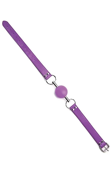 Solid Ball Gag - Purple -