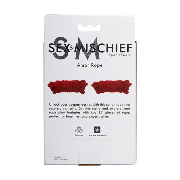 Sex & Mischief Amor Rope, 30 Feet - By Sportsheets