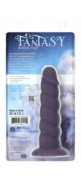 Unicorn Dildo 7in Purple