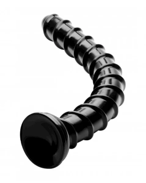 Swirl Hose Long - Black - 18 Inch