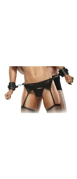 Fetish Fantasy Bondage Garter Belt Set
