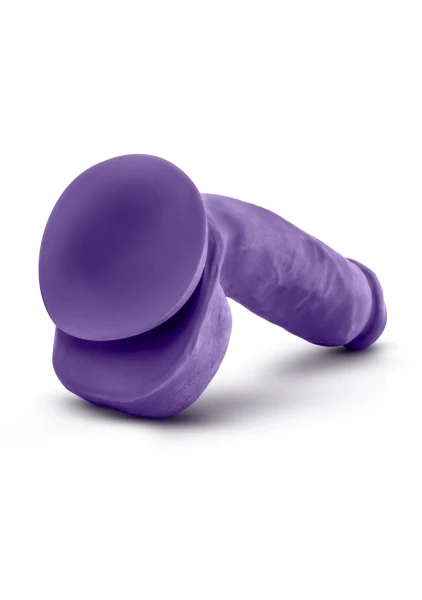 Au Naturel Bold Pound 8.5 Inch Sensa Feel Dual Density Dildo By Blush - Purple
