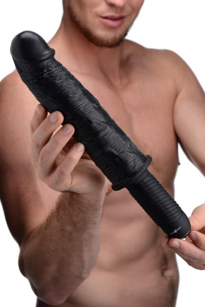 10" Vibrating Cock + Handle
