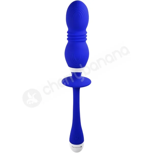 Gender X Play Ball Thrusting & Vibrating Double Orb Multi-Use Vibe
