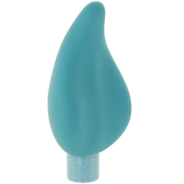 Gaia Eco Caress Rechargeable Waterproof Plant Based Clitoral Vibrator By Blush - Aqua